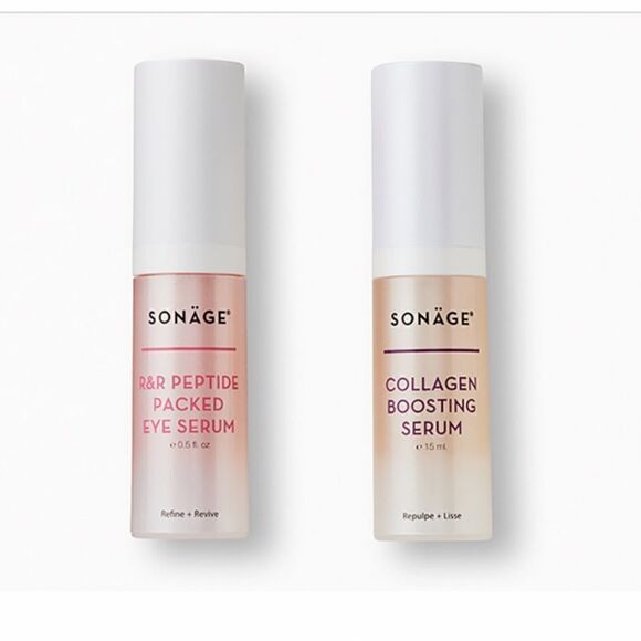 SONAGE DOUBLE PACK . collagen, boosting, serum and R&R peptide packed eye serum. - Picture 2 of 7